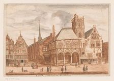 View of the old town hall in Amsterdam, 1625-1652. Creator: Anon