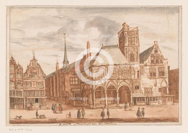 View of the old town hall in Amsterdam, 1625-1652. Creator: Anon.