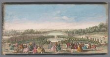 View of the Orangerie of the Palace of Versailles, 1700-1799. Creators: Anon, Jacques Rigaud