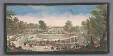 View of the Orangery of the Château de Saint-Cloud, 1730. Creators: Anon, Jacques Rigaud