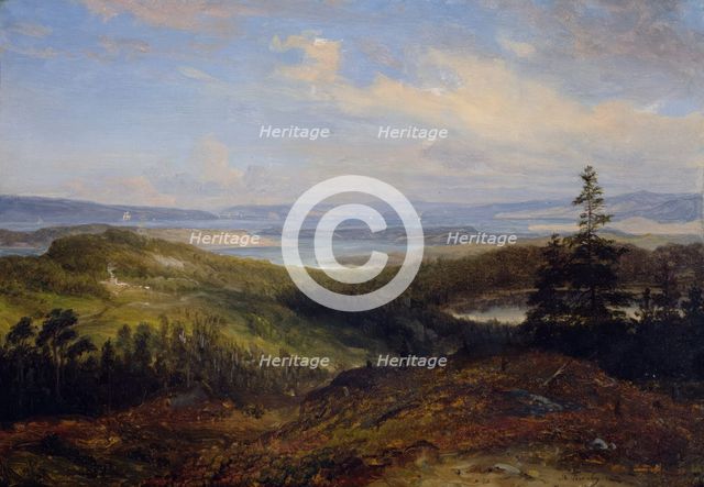 View of the Oslofjord, 1839. Creator: Thomas Fearnley.