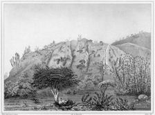 View of the Outskirts of Valparaiso, Chile, 19th century. Creators: Alexander Postels, Leon Jean-Baptiste Sabatier