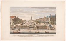 View of the Oudeschans in Amsterdam seen from the IJ, 1752. Creator: Anon