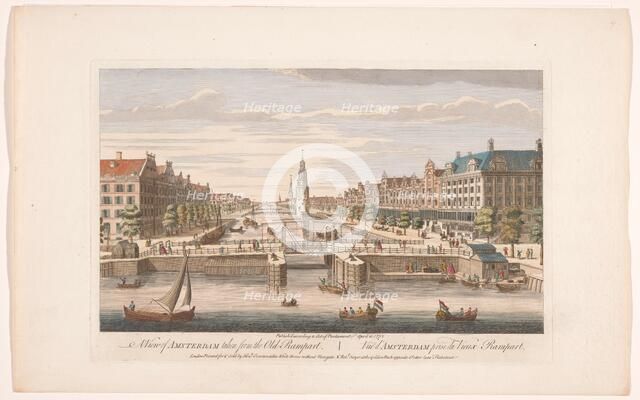 View of the Oudeschans in Amsterdam seen from the IJ, 1752. Creator: Anon.