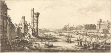View of the Louvre, 1629. Creator: Jacques Callot