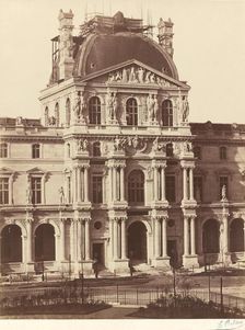 View of the Louvre, 1855-1857. Creator: Edouard Baldus
