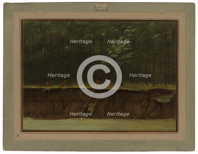 View of the Lower Mississippi, 1861/1869. Creator: George Catlin.