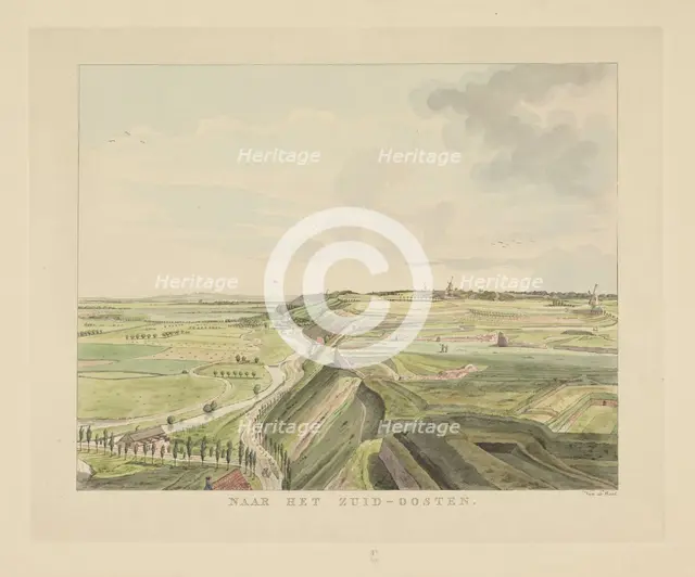 View of the landscape southeast of Nijmegen, 1815-1824. Creator: Derk Anthony van de Wart.