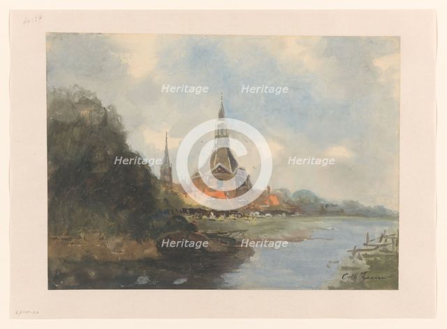 View of the Leidschendam church, c.1800-c.1900. Creator: Cornelis de Zeeu.
