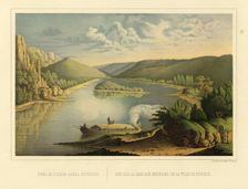 View of the Lena River near Kirensk., 1856. Creator: Ivan Dem'ianovich Bulychev