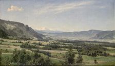 View of the Lier Valley, 1856. Creator: Joachim Frich