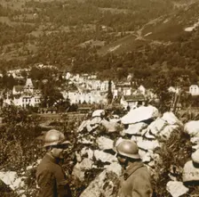 View of the lines, Metzeral, northern France, c1914-c1918