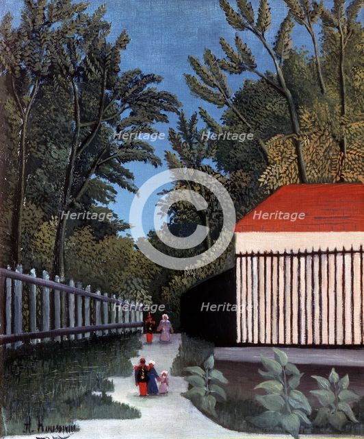 'View of the Montsouris Park', 1910. Artist: Henri Rousseau