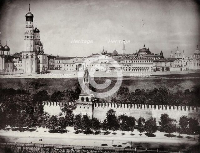 View of the Moscow Kremlin, Russia, c1870-c1875. Artist: Unknown