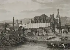 View of the Mosque and the Alcazar, Cordoba, Spain, 1853. Creator: Antonio Roca Sallent