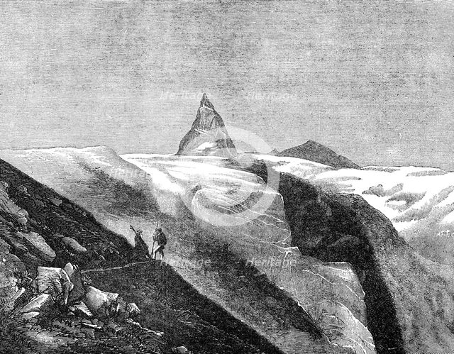 View of the Matterhorn, late 19th century. Artist: Unknown