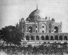 View of the Mausoleum of the Emperor Houmayoun, in the Plain of Delhi c1891. Creator: James Grant