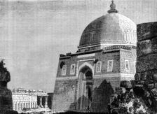 View of the Mausoleum of the Emperor Togluck, at Togluckabad c1891. Creator: James Grant