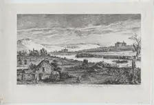 View of the Madrid Castle, near Paris, 1764. Creator: Jean-Jacques de Boissieu
