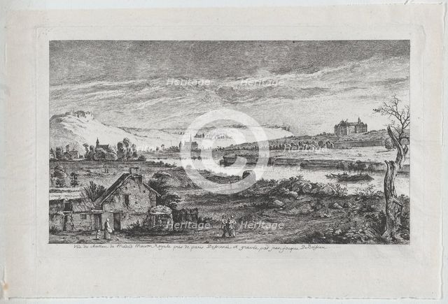 View of the Madrid Castle, near Paris, 1764. Creator: Jean-Jacques de Boissieu.