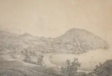 View of the Manor Estate of Armand Emmanuel du Plessis, duc de Richelieu in Gursuf, 1810s. Artist: Kügelgen, Carl Ferdinand, von (1772-1832)