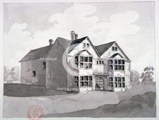 View of the Manor House at Little Ilford, Newham, London, c1786. Artist: Anon