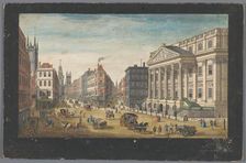View of the Mansion House in London, 1751. Creator: Thomas Bowles