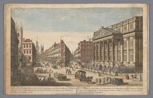 View of the Mansion House in London, 1751. Creator: Thomas Bowles