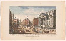 View of the Mansion House in London, 1751. Creator: Thomas Bowles