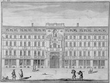 View of the Mercers Company Hall and Chapel, Cheapside, City of London, 1690. Artist: Anon
