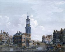View of the Mint Tower at Amsterdam 1777. Artist: Isaak Ouwater
