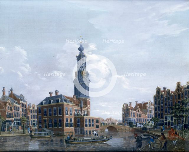 'View of the Mint Tower at Amsterdam', 1777. Artist: Isaak Ouwater