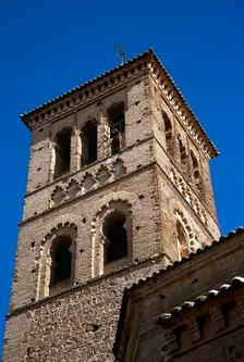 View of the Mudejar tower, Church of San Roman, Toledo, Spain, 2008. Creator: LTL