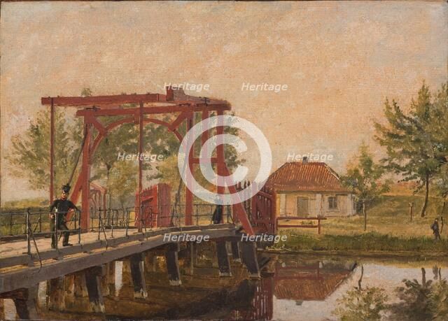 View of the North Bridge of the Citadel. Study, 1835-1839. Creator: Christen Købke.