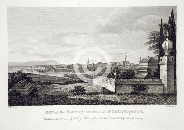 View of the North East Angle of Seringapatam, 1794. Creator: Robert Home.