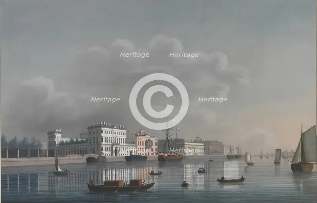 View of the Neva. Artist: Anonymous  