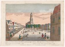 View of the New Church in Delft, 1742-1801. Creators: Georg Balthasar Probst, Balthasar Friedrich Leizelt