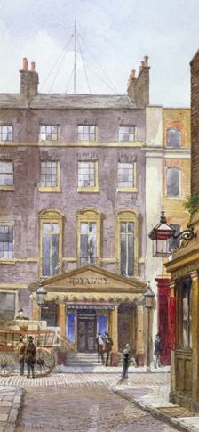 View of the New Royalty Theatre, Dean Street, Westminster, London, 1882. Artist: John Crowther