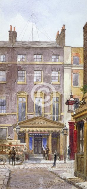 View of the New Royalty Theatre, Dean Street, Westminster, London, 1882. Artist: John Crowther