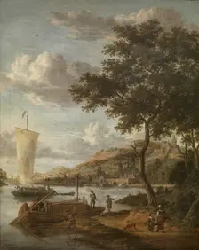View of the Necker. Creator: Jacobus Storck