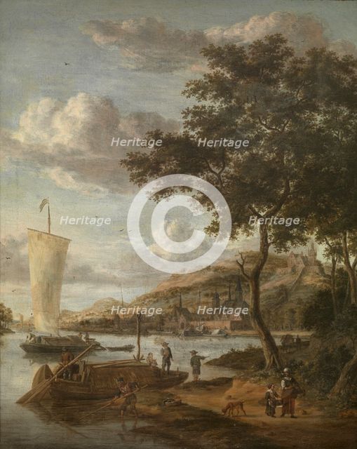 View of the Necker. Creator: Jacobus Storck.