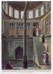 View of the nilometer, Cairo, Egypt, 1802. Creator: Thomas Milton