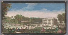 View of the small ground floor of the garden of the Château de Marly, 1700-1799. Creators: Anon, Jacques Rigaud