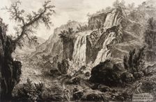 View of the Small Waterfall and Rapids, Tivoli, c1769. Creator: Giovanni Battista Piranesi