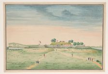 View of the south side of the fort in Kalutara, c.1750. Creator: Anon