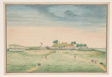View of the south side of the fort in Kalutara, c.1750. Creator: Anon