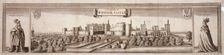 View of the south side of Windsor Castle, Berkshire, c1660. Artist: Wenceslaus Hollar