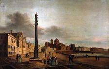 View of the southern fields, oil on canvas