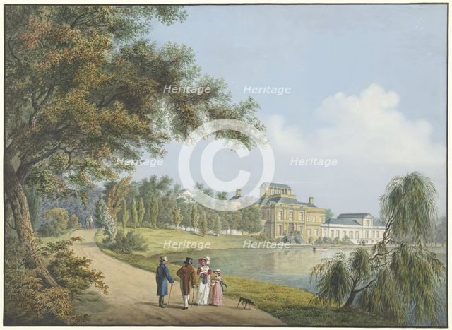 View of the Soestdijk Palace, 1784-1828. Creator: Cornelis de Kruyff.