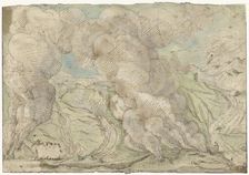 View of the Solfatara at Pozzuoli, outside Naples, c.1611. Creator: Gerard ter Borch I